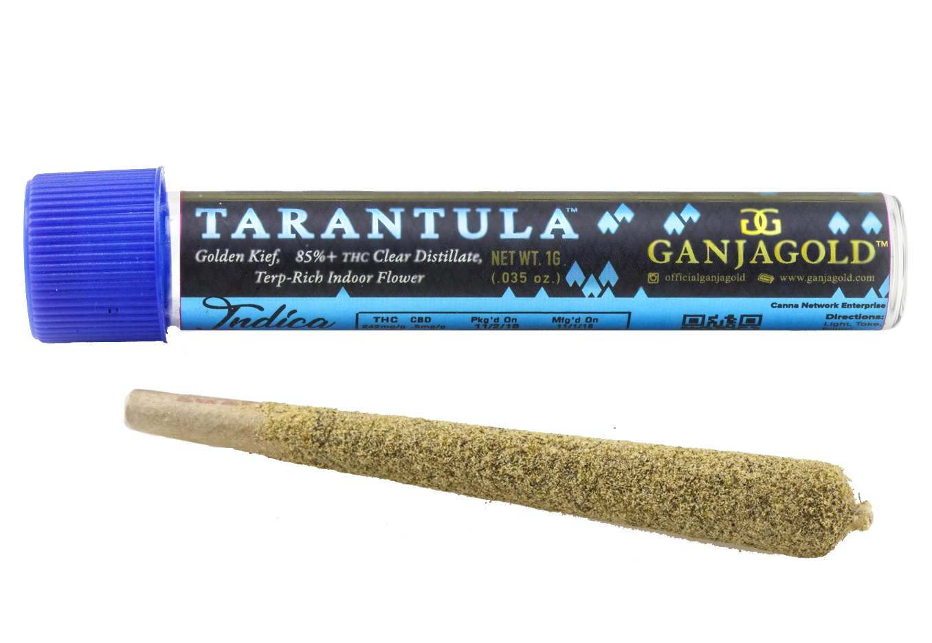 Ganja Gold/Blue Tarantula